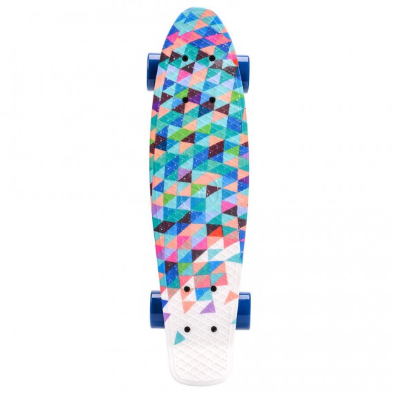 PLASTIC SKATEBOARD METEOR MULTIBOARD GEOMETRIC