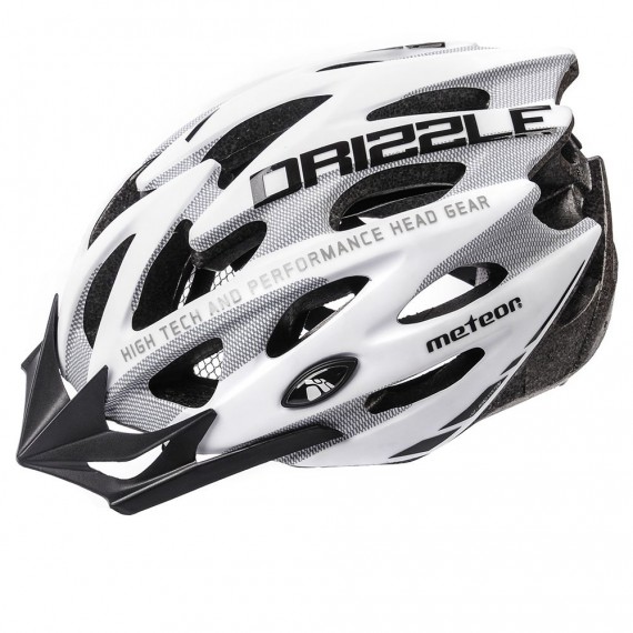 KASK ROWEROWY METEOR MV29 DRIZZLE L 58-61 CM BIAŁY/SZARY