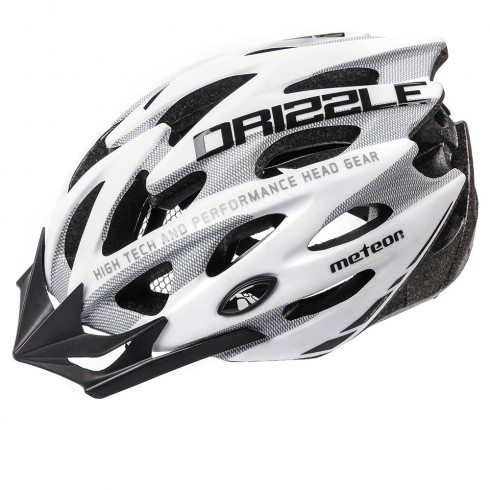 KASK ROWEROWY METEOR MV29 DRIZZLE L 58-61 CM BIAŁY/SZARY KASK ROWEROWY METEOR MV29 DRIZZLE L 58-61 CM BIAŁY/SZARY
