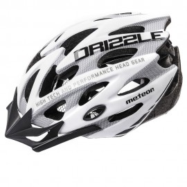 KASK ROWEROWY METEOR MV29 DRIZZLE L 58-61 CM BIAŁY/SZARY