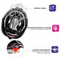 KASK ROWEROWY METEOR MV29 DRIZZLE L 58-61 CM BIAŁY/SZARY