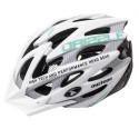 KASK ROWEROWY METEOR MV29 DRIZZLE M 55-58 CM BIAŁY/SZARY/MIĘTOWY