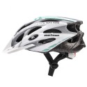 KASK ROWEROWY METEOR MV29 DRIZZLE M 55-58 CM BIAŁY/SZARY/MIĘTOWY