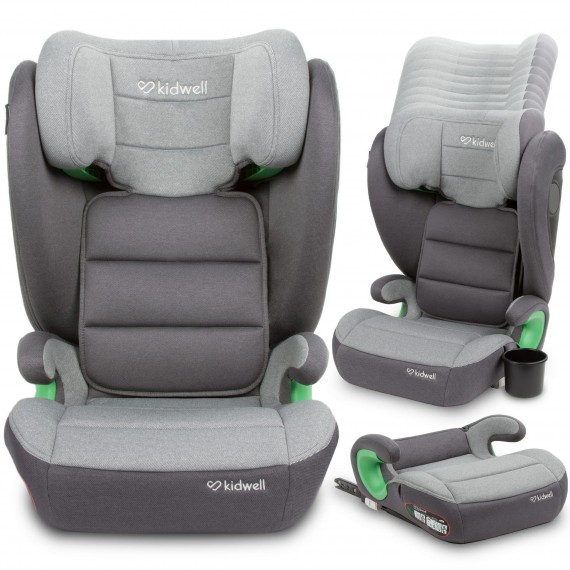 FOTELIK SAMOCHODOWY WESTON KIDWELL  2W1 DARK GRAY ISOFIX i-Size 100-150