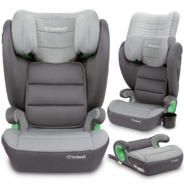 FOTELIK SAMOCHODOWY WESTON KIDWELL  2W1 DARK GRAY ISOFIX i-Size 100-150