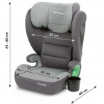 FOTELIK SAMOCHODOWY WESTON KIDWELL  2W1 DARK GRAY ISOFIX i-Size 100-150