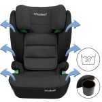 FOTELIK SAMOCHODOWY WESTON KIDWELL 2W1 GRAY BLACK ISOFIX i-Size 100-150