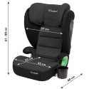 FOTELIK SAMOCHODOWY WESTON KIDWELL 2W1 GRAY BLACK ISOFIX i-Size 100-150