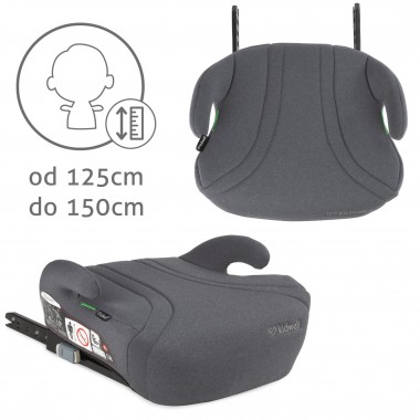 FOTELIK SAMOCHODOWY PODKŁADKA ISOFIX  BONO KIDWELL GRAY