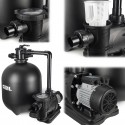 COIL Pompa piaskowa do basenu 800W. wydajność 19000l/h samozasysająca zbiornik 125l