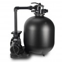 COIL Pompa piaskowa do basenu 800W. wydajność 19000l/h samozasysająca zbiornik 125l