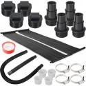 COIL PANEL SOLARNY SŁONECZNY DO PODGRZEWANIA WODY W BASENIE ELASTYCZNY 0.6x3.05m  2SZT