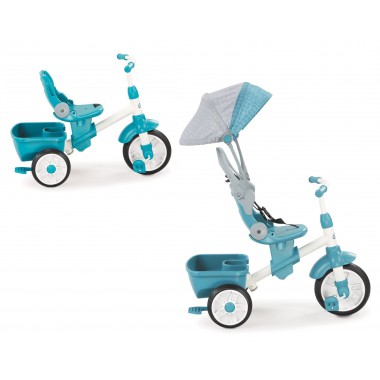 LITTLE TIKES Perfect Rowerek Fit 4w1 błękitny