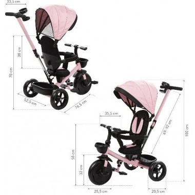 ROWEREK TRÓJKOŁOWY AXEL CHARMY PINK