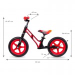 Kidwell Rowerek biegowy COMET BLACK/RED Kidwell Rowerek biegowy COMET BLACK/RED