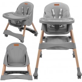 KIDWELL KRZESEŁKO DO KARMIENIA 2W1 KARIMI GRAY