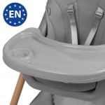 KIDWELL KRZESEŁKO DO KARMIENIA 2W1 KARIMI GRAY KIDWELL KRZESEŁKO DO KARMIENIA 2W1 KARIMI GRAY