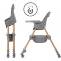 KIDWELL KRZESEŁKO DO KARMIENIA 2W1 KARIMI GRAY