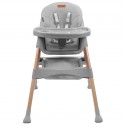 KIDWELL KRZESEŁKO DO KARMIENIA 2W1 KARIMI GRAY