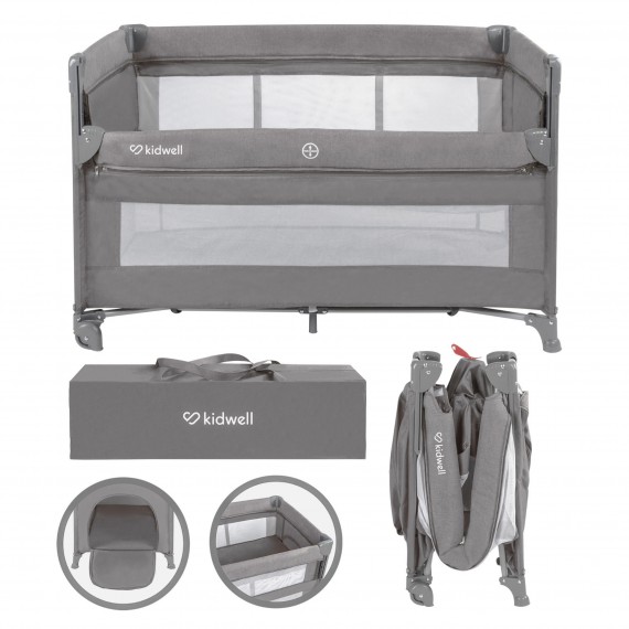 ŁÓŻECZKO TURYSTYCZNE KIDWELL DWUPOZIOMOWE BLISSY LIFT GRAY