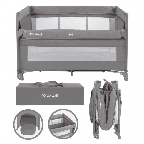 ŁÓŻECZKO TURYSTYCZNE KIDWELL DWUPOZIOMOWE BLISSY LIFT GRAY