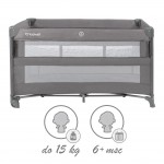 ŁÓŻECZKO TURYSTYCZNE KIDWELL DWUPOZIOMOWE BLISSY LIFT GRAY