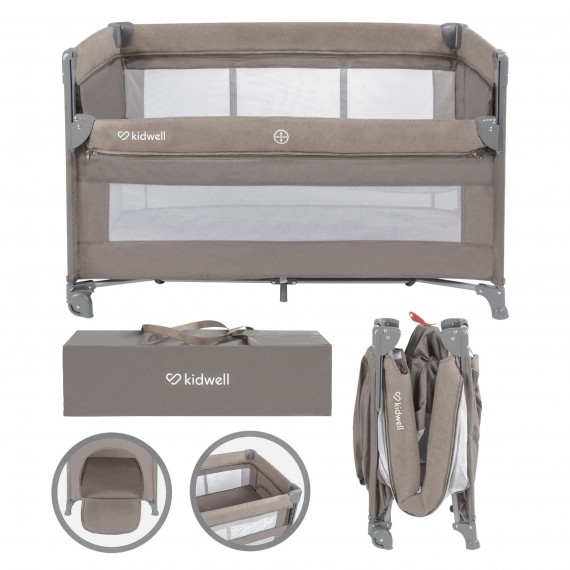 ŁÓŻECZKO TURYSTYCZNE KIDWELL DWUPOZIOMOWE BLISSY LIFT BEIGE