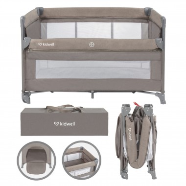 ŁÓŻECZKO TURYSTYCZNE KIDWELL DWUPOZIOMOWE BLISSY LIFT BEIGE