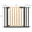 BARIERKA NA SCHODY DRZWI KIDWELL TRASTI 74-105 cm BRAMKA ZABEZPIECZAJĄCA