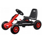 COIL Gokart dla dzieci czerwony SPEED na pedały duży koła pompowane dla dzieci hamulec super prezent