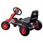 COIL Gokart dla dzieci czerwony SPEED na pedały duży koła pompowane dla dzieci hamulec super prezent