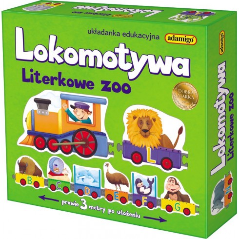 Adamigo Lokomotywa - Literkowe ZOO Adamigo Lokomotywa - Literkowe ZOO