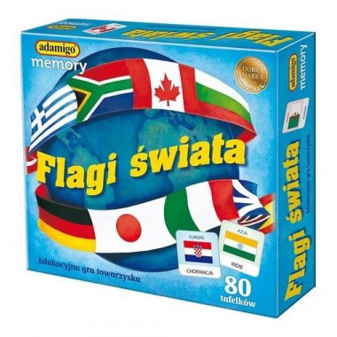 Adamigo Gra Flagi świata memory - nowa