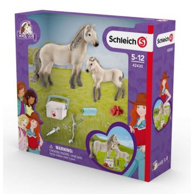 Schleich Zestaw figurek Islandzki koń i apteczka 42430