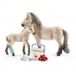 Schleich Zestaw figurek Islandzki koń i apteczka 42430