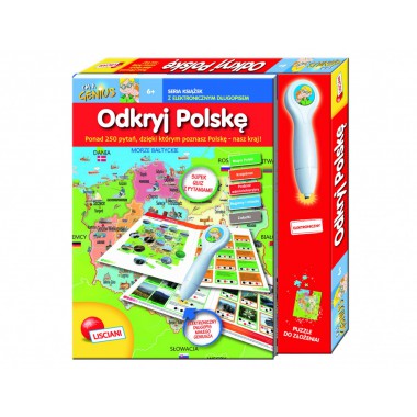 Lisciani Książeczki I&ampamp039m A Genius - Odkryj Polskę
