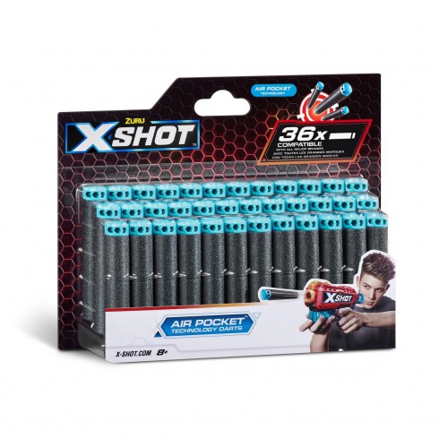 ZURU X-Shot Zestaw strzałek Excel Air Pocket Technology Foam Darts ZURU X-Shot Zestaw strzałek Excel Air Pocket Technology Foam Darts