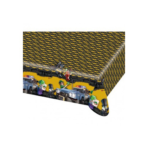 URODZINOWY OBRUS FOLIOWY LEGO BATMAN 120 x 180 cm