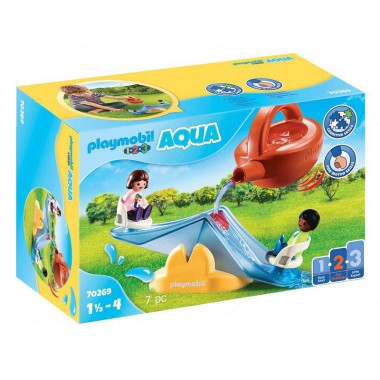 PLAYMOBIL 1 2 3 AQUA HUŚTAWKA WODNA Z KONEWKĄ 70269