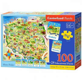 CASTOR Edukacyjna mapa Polski