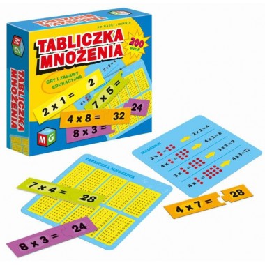 TABLICZKA MNOŻENIA- GRY I ZABAWY EDUKACYJNE