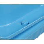 COIL Piaskownica zamykana duża basen 2w1 muszelka plastikowa XXL pokrywa niebieska