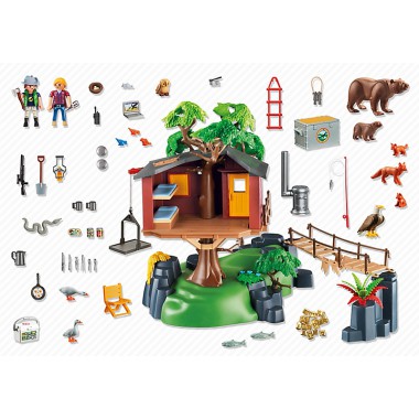 PLAYMOBIL Przygoda z domkiem na drzewie 5557
