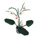 COIL Klocki konstrukcyjne zestaw kwiaty kwiat orchidea w doniczce 728 el.