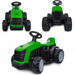 COIL Traktor na akumulator z przyczepką dla dzieci traktorek pojazd przyczepka zielony