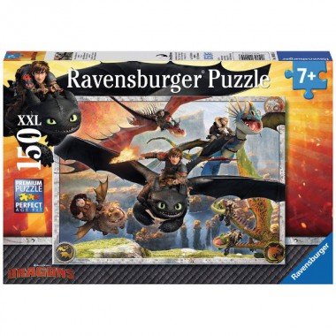 Ravensburger 150 ELEMENTÓW Oswojone smoki