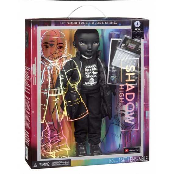 Mga Lalka Shadow High S23 Fashion Doll - Rexx Mcqueen