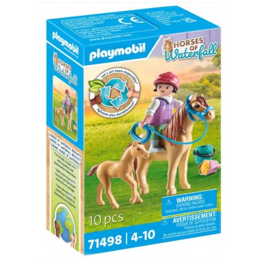PLAYMOBIL DZIECKO Z KUCYKIEM I ŹREBAKIEM 71498
