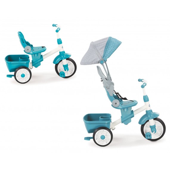 LITTLE TIKES Perfect Rowerek Fit 4w1 błękitny