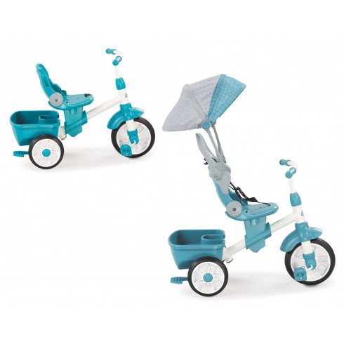 LITTLE TIKES Perfect Rowerek Fit 4w1 błękitny